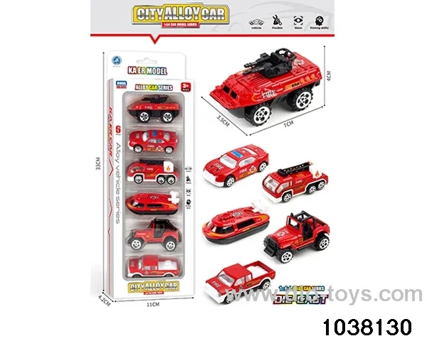 Alloy cars in window box