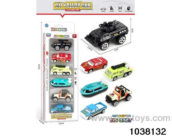 Alloy cars in window box