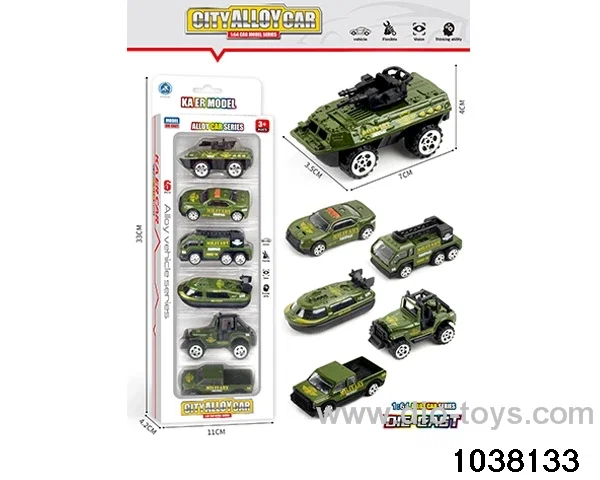 Alloy cars in window box