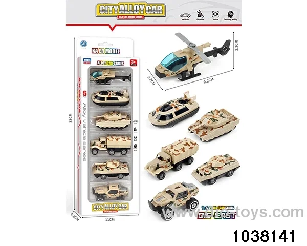 Alloy cars in window box