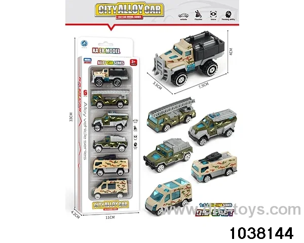 Alloy cars in window box