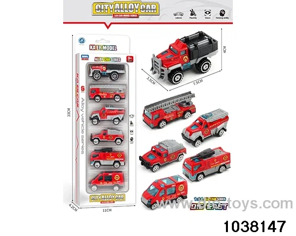 Alloy cars in window box