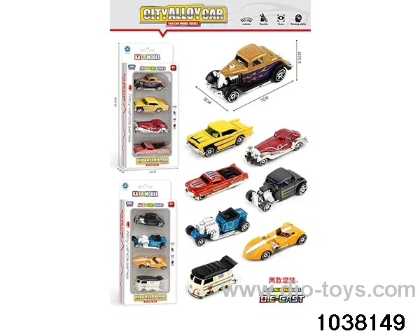 Alloy cars in window box