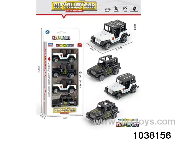 Alloy cars in window box