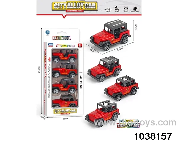 Alloy cars in window box