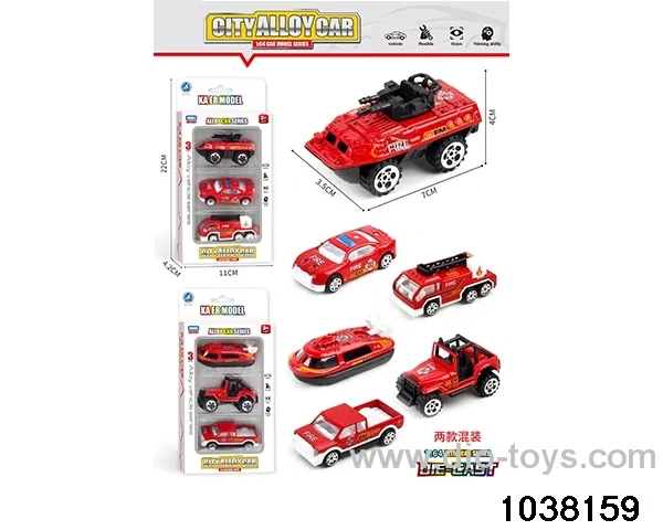 Alloy cars in window box
