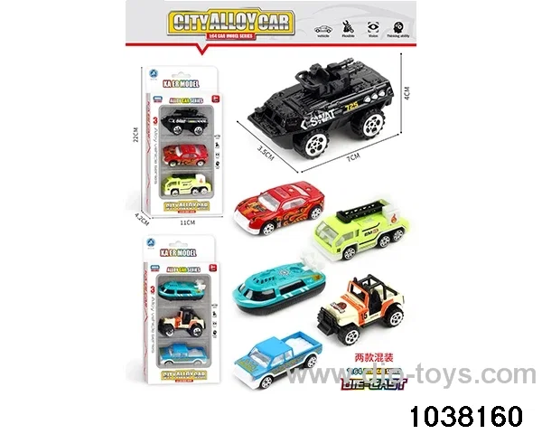 Alloy cars in window box