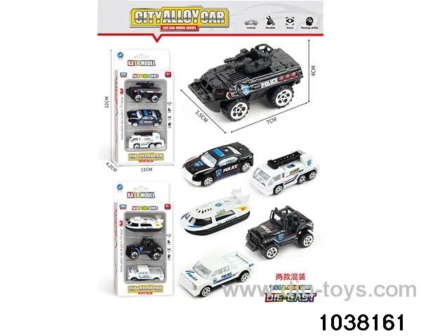Alloy cars in window box