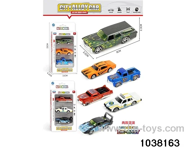 Alloy cars in window box