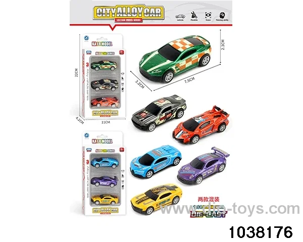 Alloy cars in window box