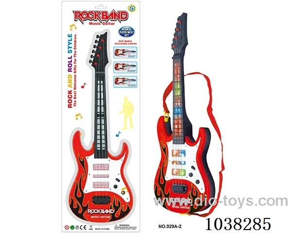 GUITAR with flash &music  in blister card
