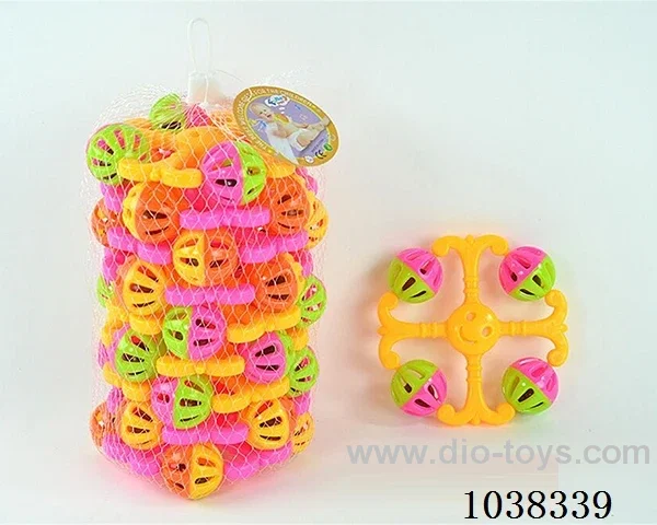 10pcs rattles   in Net bag