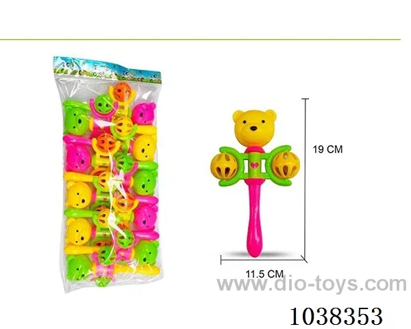 10pcs rattles   in opp bag