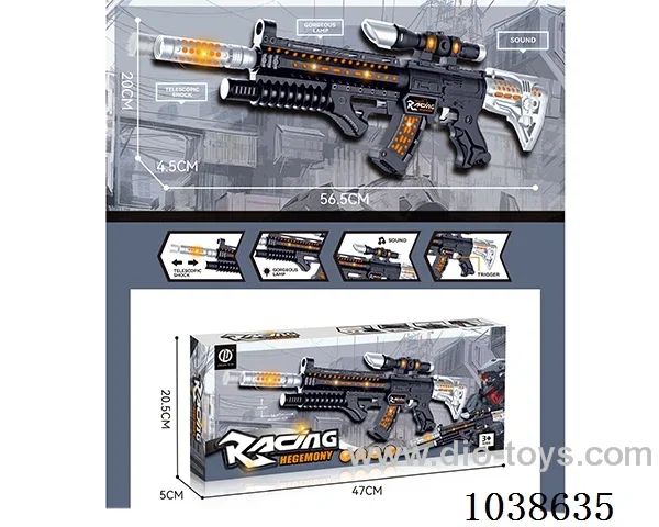 Electric gun in color box