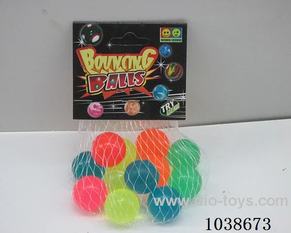 12pcsBouncy ball in Net bag