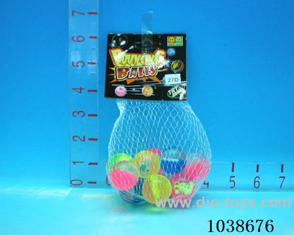 12pcsBouncy ball in Net bag