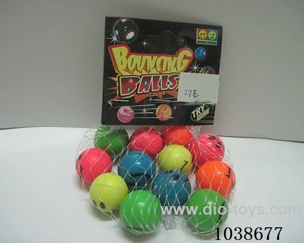 12pcsBouncy ball in Net bag