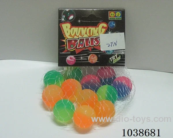 12pcsBouncy ball in Net bag