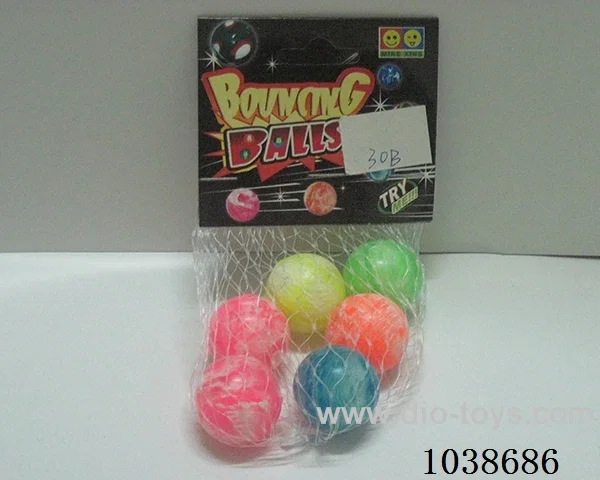 6pcsBouncy ball in Net bag