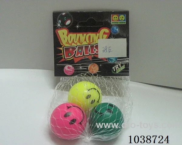 3pcsBouncy ball in Net bag