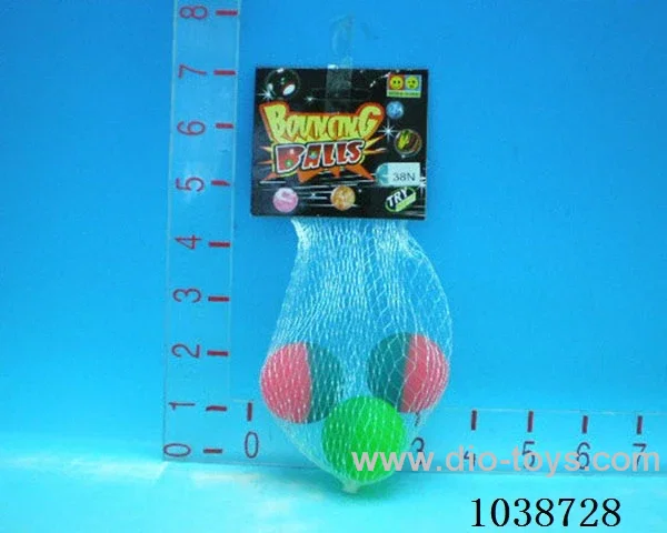 3pcsBouncy ball in Net bag