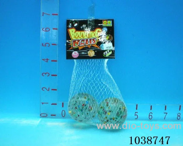 2pcsBouncy ball in Net bag