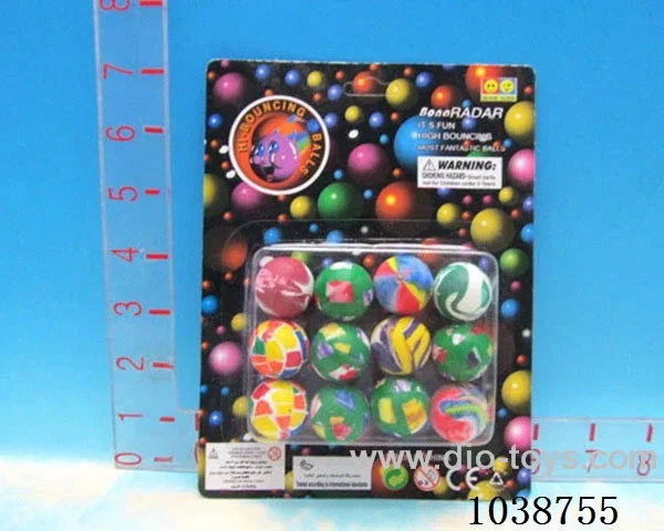 12pcsBouncy ball in blister