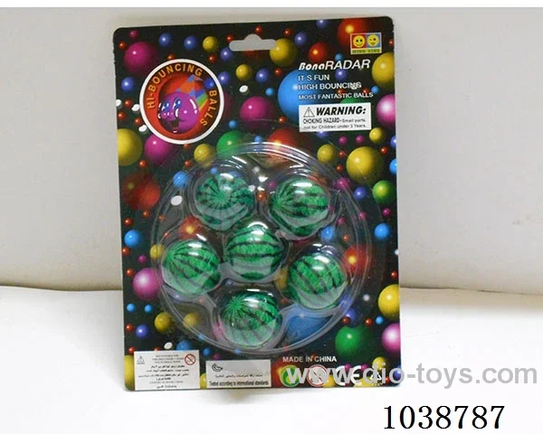 6pcsBouncy ball in blister