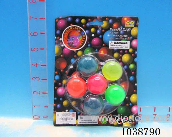 6pcsBouncy ball in blister