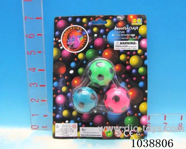 3pcsBouncy ball in blister
