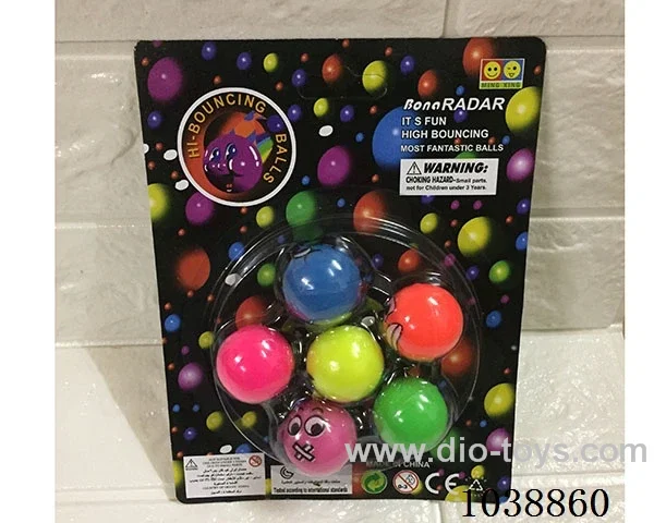 6pcsBouncy ball in blister