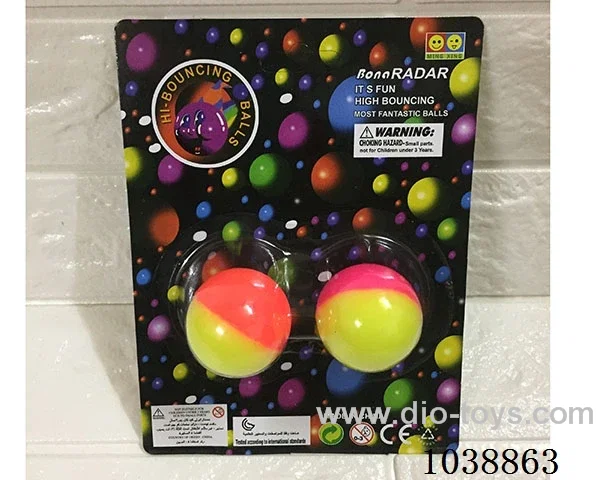 2pcsBouncy ball in blister