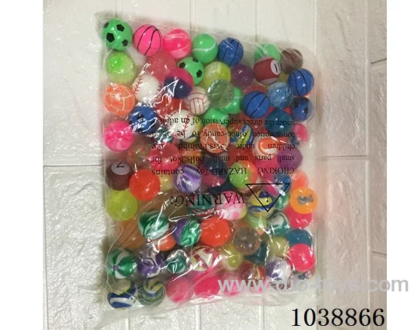 100pcsBouncy ball in Poly bag
