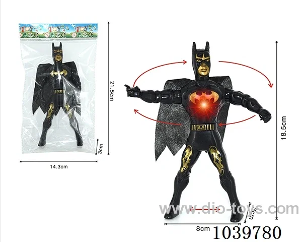 Batman with light & Rotating