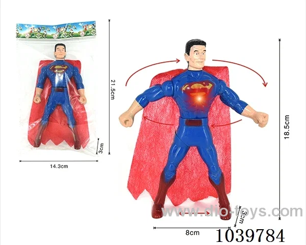 American Superman with light & Rotating