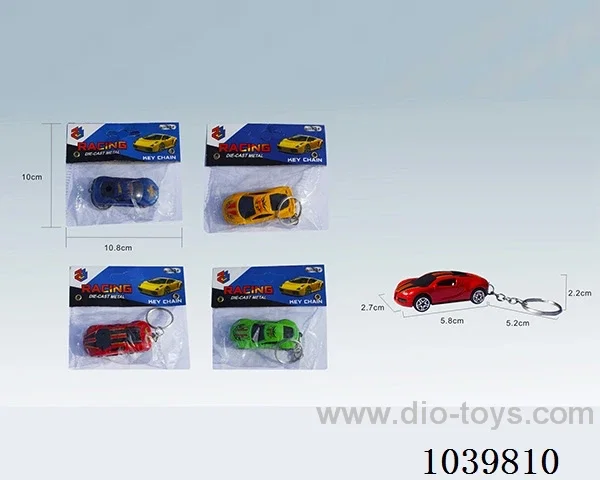 free wheel alloy car 4sets&4color mixed loading  in PP bag with header