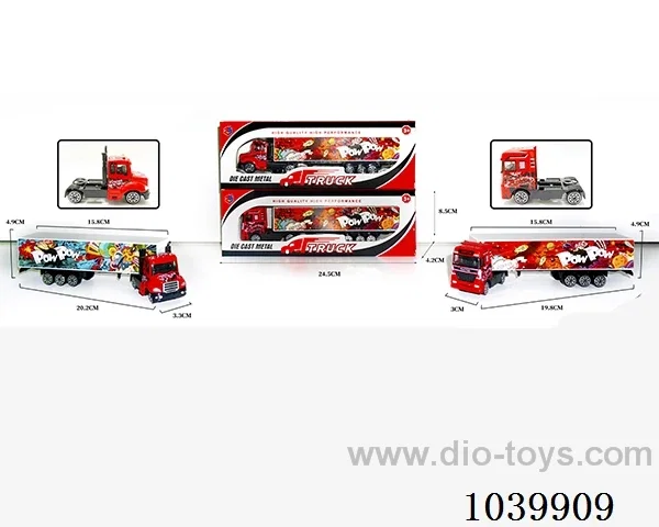 free wheel alloy car 2sets mixed loading   in window box