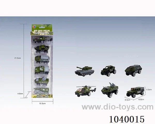 6pcsfree wheel alloy car 6sets mixed loading   in window box