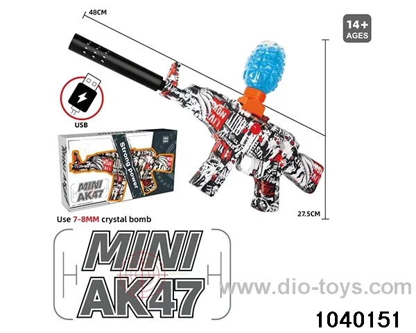 Water bullet gun in color box