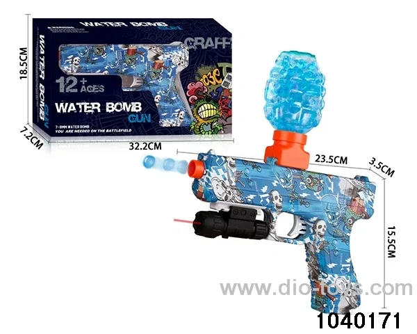 Water bullet gun in color box