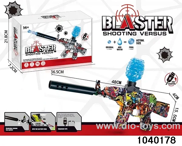 Water bullet gun in color box