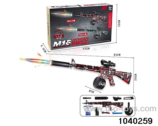 Water bullet gun in color box