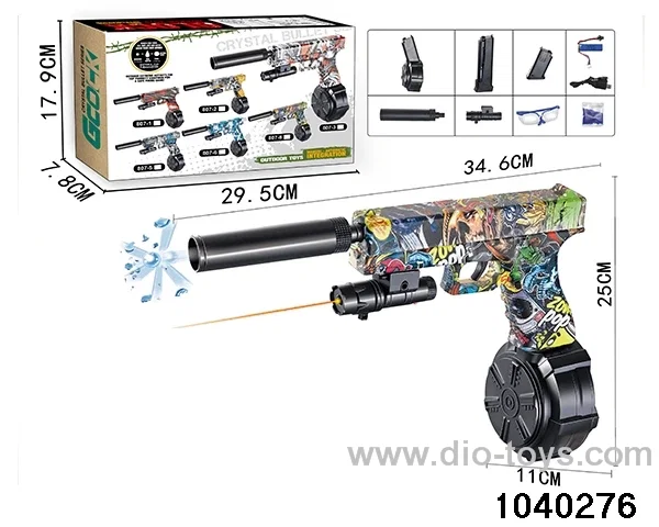 Water bullet gun in color box