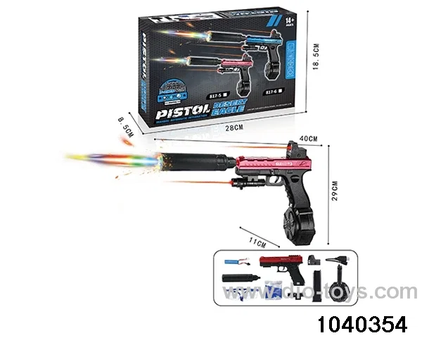 Water bullet gun in color box