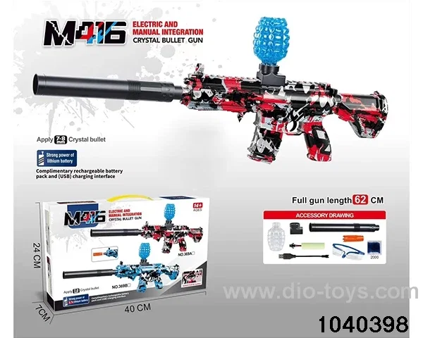 Water bullet gun in color box