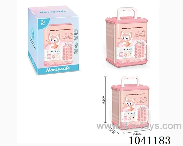 Credit card piggy bank with light&music&Voice not include battery