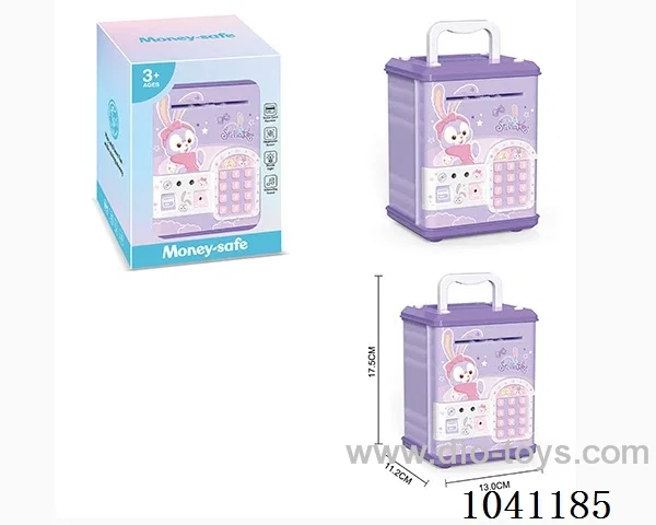 Credit card piggy bank with light&music&Voice not include battery