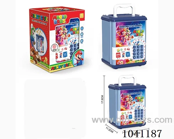 Credit card piggy bank with light&music&Voice not include battery