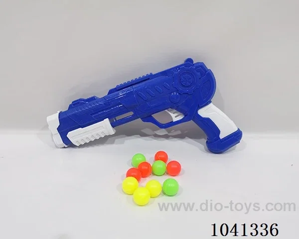 Soft bomb &ping pong gun set 2color mixed loading in opp bag