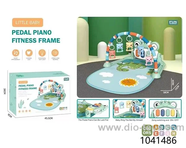 Baby gym carpet with music in color box